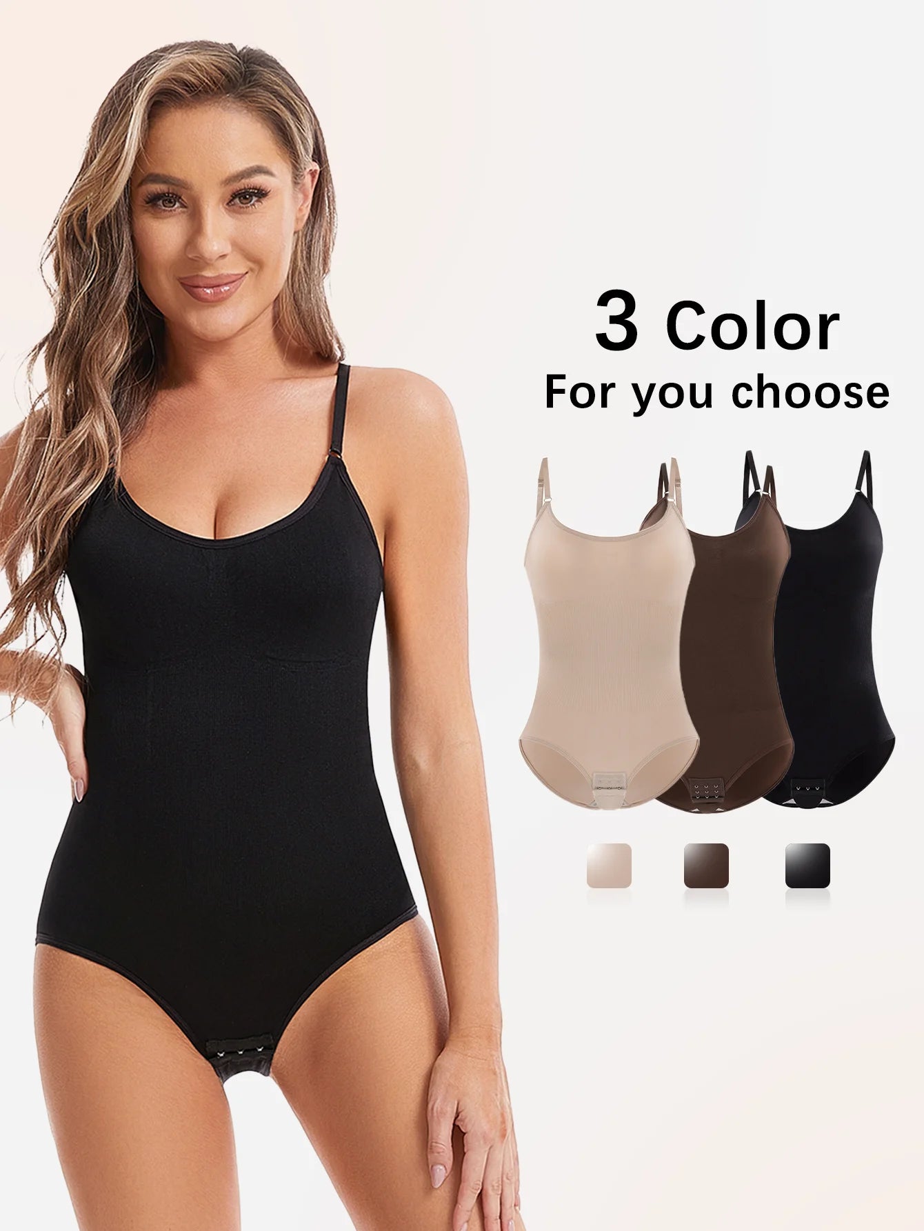 Women'S Sexy Shapewear Seamless Slimming Butt Lifter Full Body Shaper Smooth Out Bodysuit Open Crotch High Elastic Body Suits