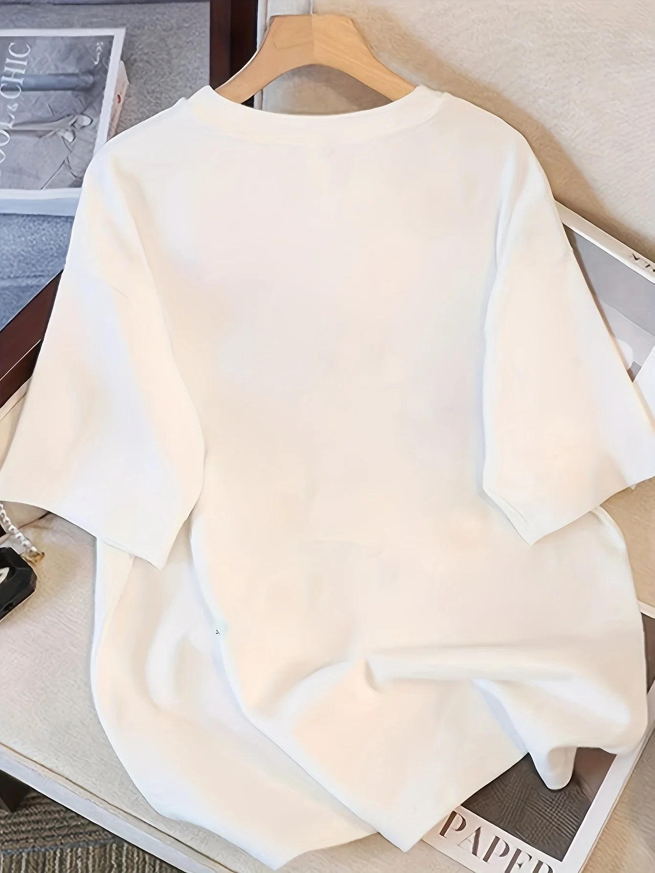 Ladies Summer 100% Cotton Women'S T-Shirt Bottoming Basic Fashionable Solid Lady Short Sleeve Loose Tops Shirts㎡ Tops